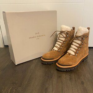 [NEVER WORN!] Marc Fischer Izzie Genuine Shearling Lug Sole Boot (Women)